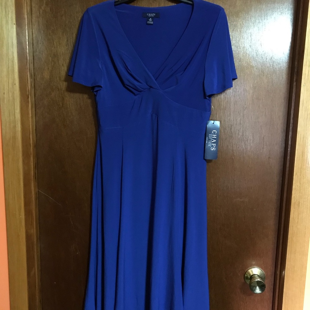 Chaps Dress - Blue